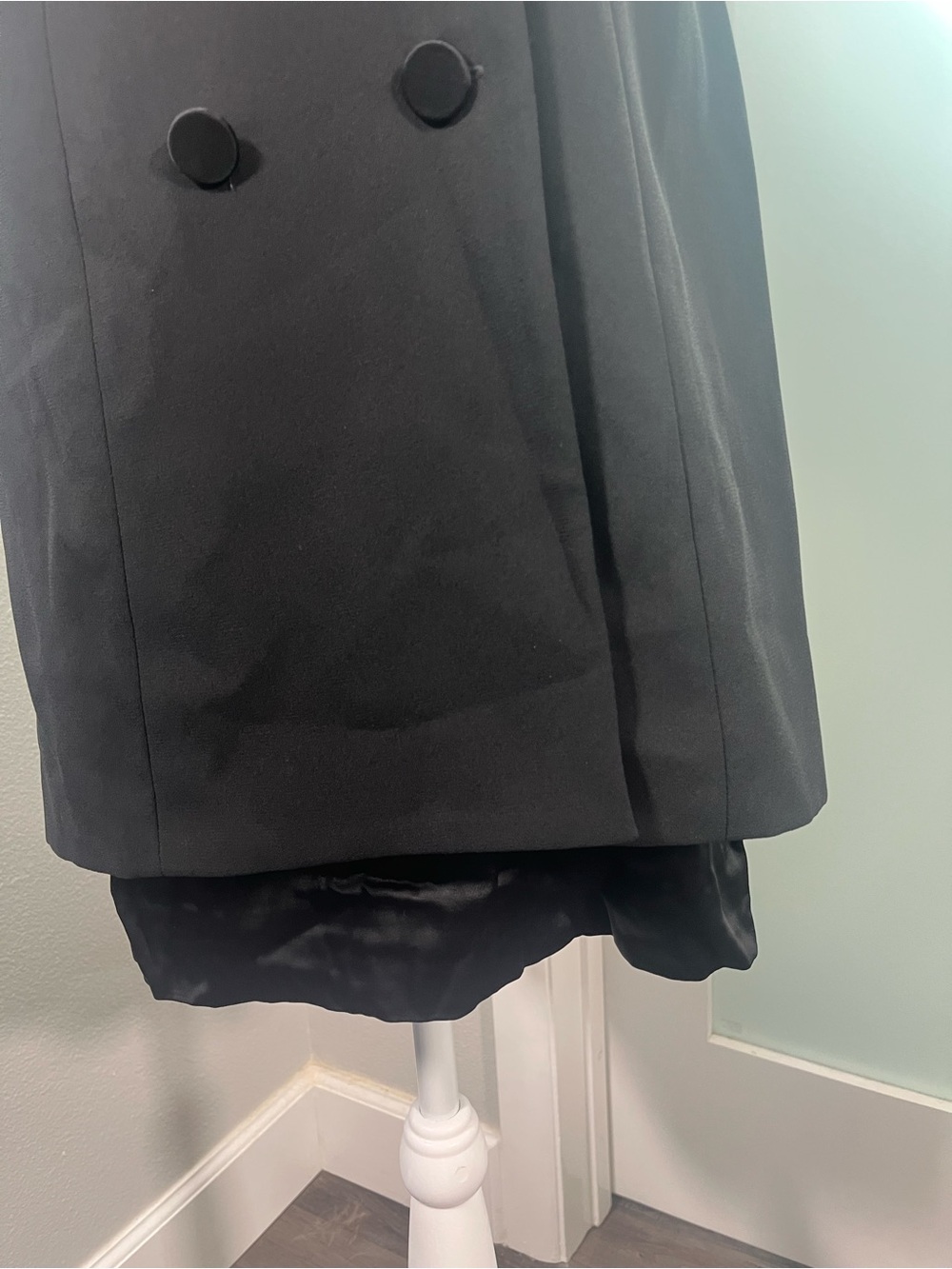 Laundry By Shelli Segal Black Double-Breasted Sleeveless Blazer Dress - Picture 4 of 11